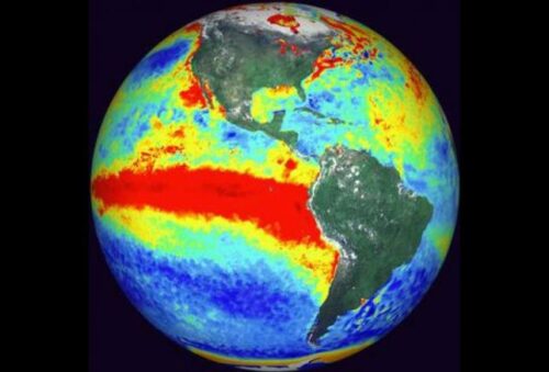 L’anomalo aumento di temperatura nelle acque del Pacifico rallenta la corrente marina di Humboldt
